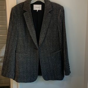 FRAME Herringbone blazer size Medium.